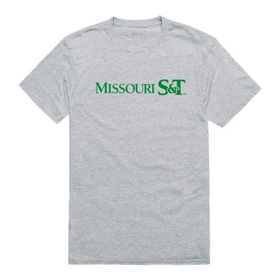 Missouri University of Science & Technology Miners Institutional T-Shirt, Heather Grey - Medium