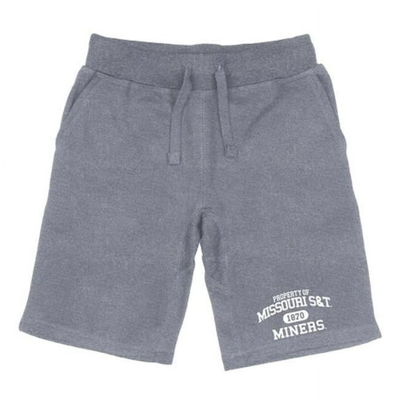 Missouri University of Science & Technology Miners Property Shorts, Heather Grey - Medium