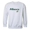 thumbnail image 1 of Missouri University of Science & Technology Miners Script Crewneck Sweatshirt, White - Small, 1 of 1