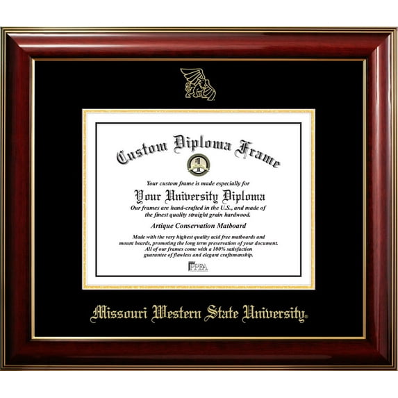 Missouri Western State University Classic Diploma Frame