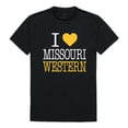 thumbnail image 1 of Missouri Western State University I Love T-Shirt, Black - Extra Large, 1 of 1