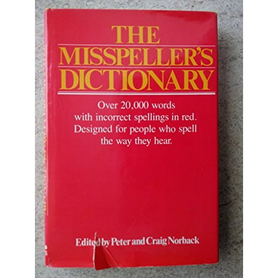 Pre-Owned Misspellers Dictionary (Hardcover) 0517336464 9780517336465