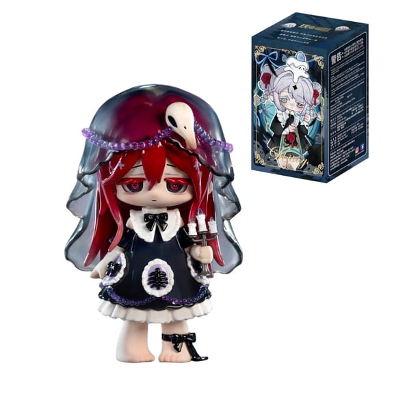 Missy Crow Paradise Lolita Series Blind Box Figures 6PCs Cute Collectible Toys Home Decorations, Holiday Birthday Gifts