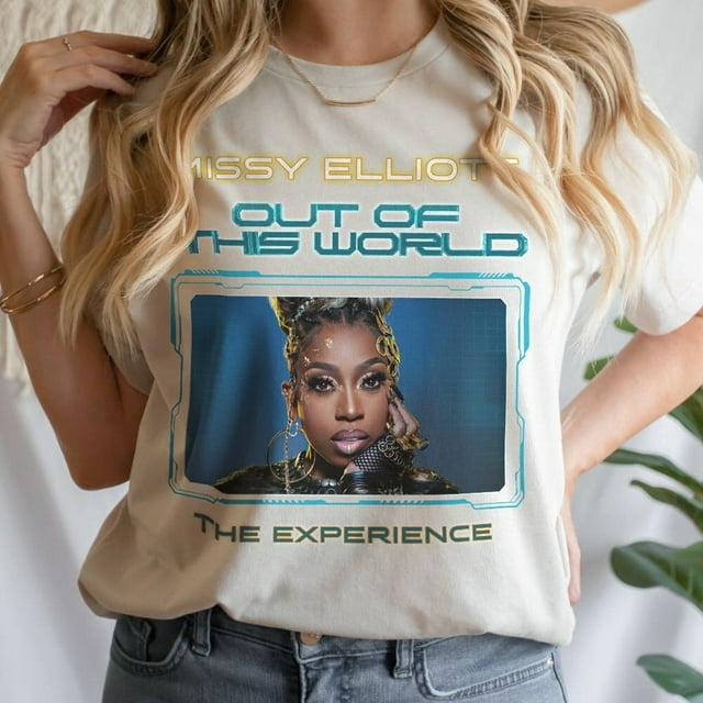 Missy Elliott 90S Shirt, Music Tour Art Missy Elliott Out of This World ...