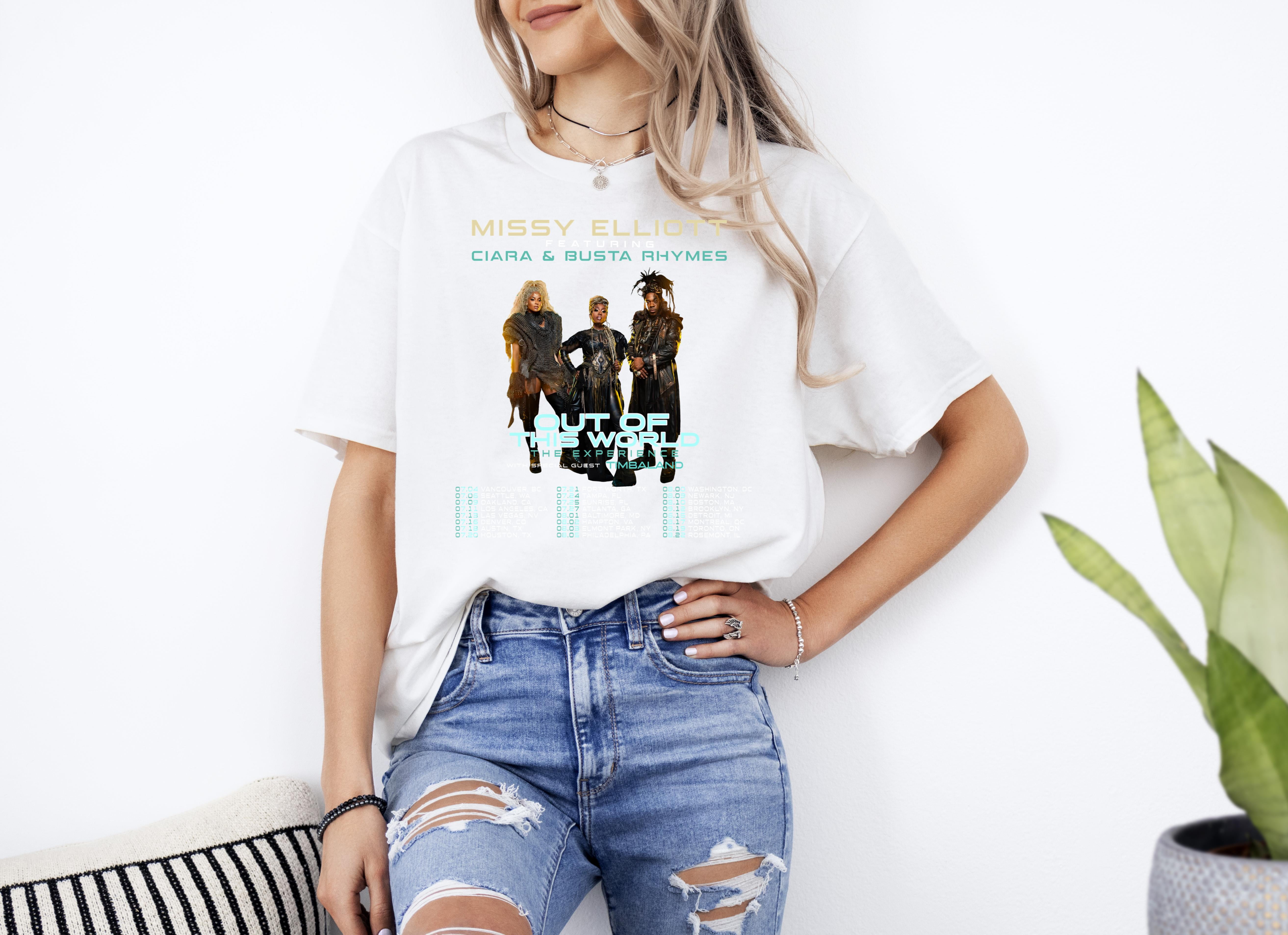 Missy Elliott Out of This World 2024 Tour Unisex TShirt , Missy