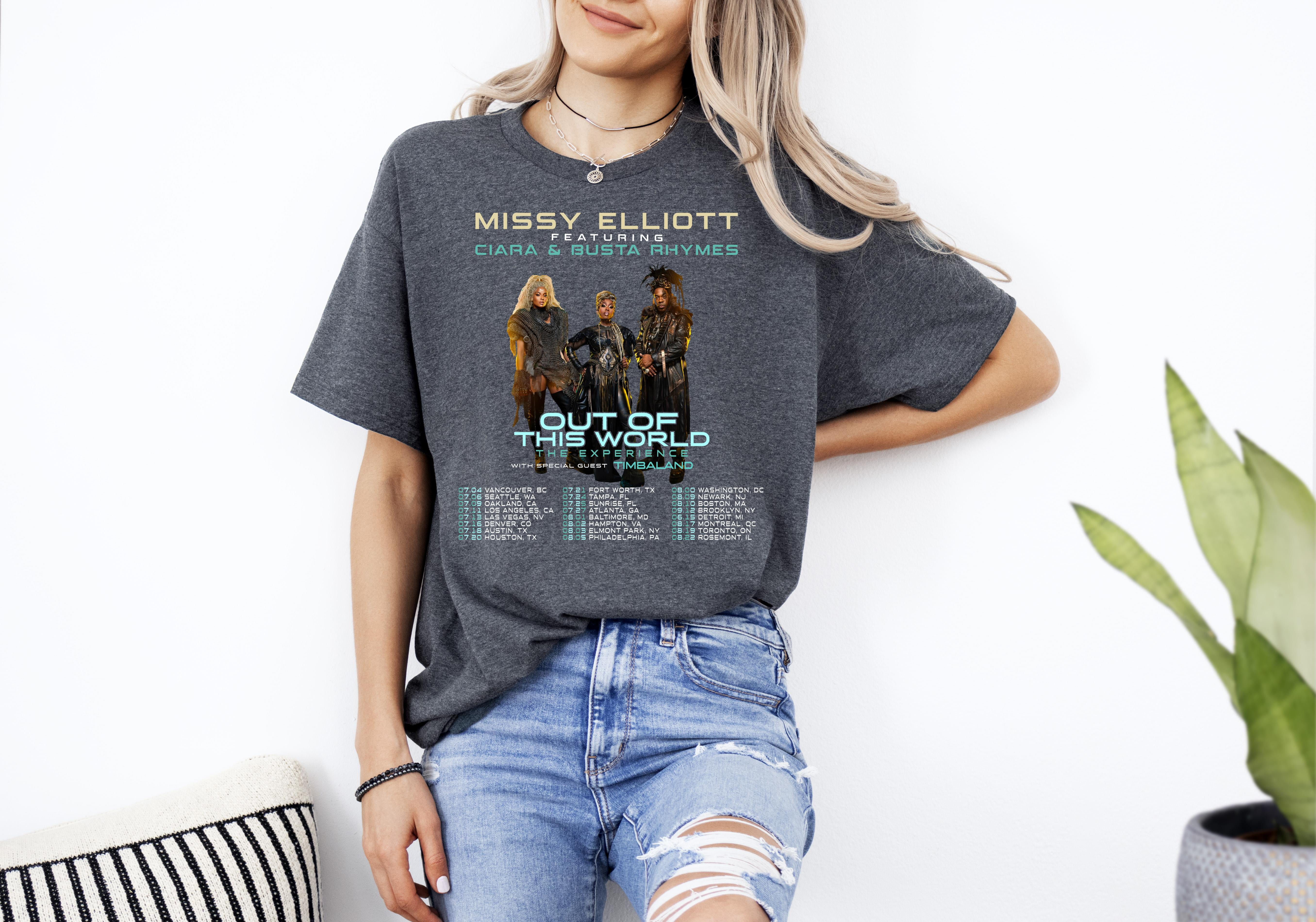 Missy Elliott Out of This World 2025 Tour Unisex TShirt , Missy