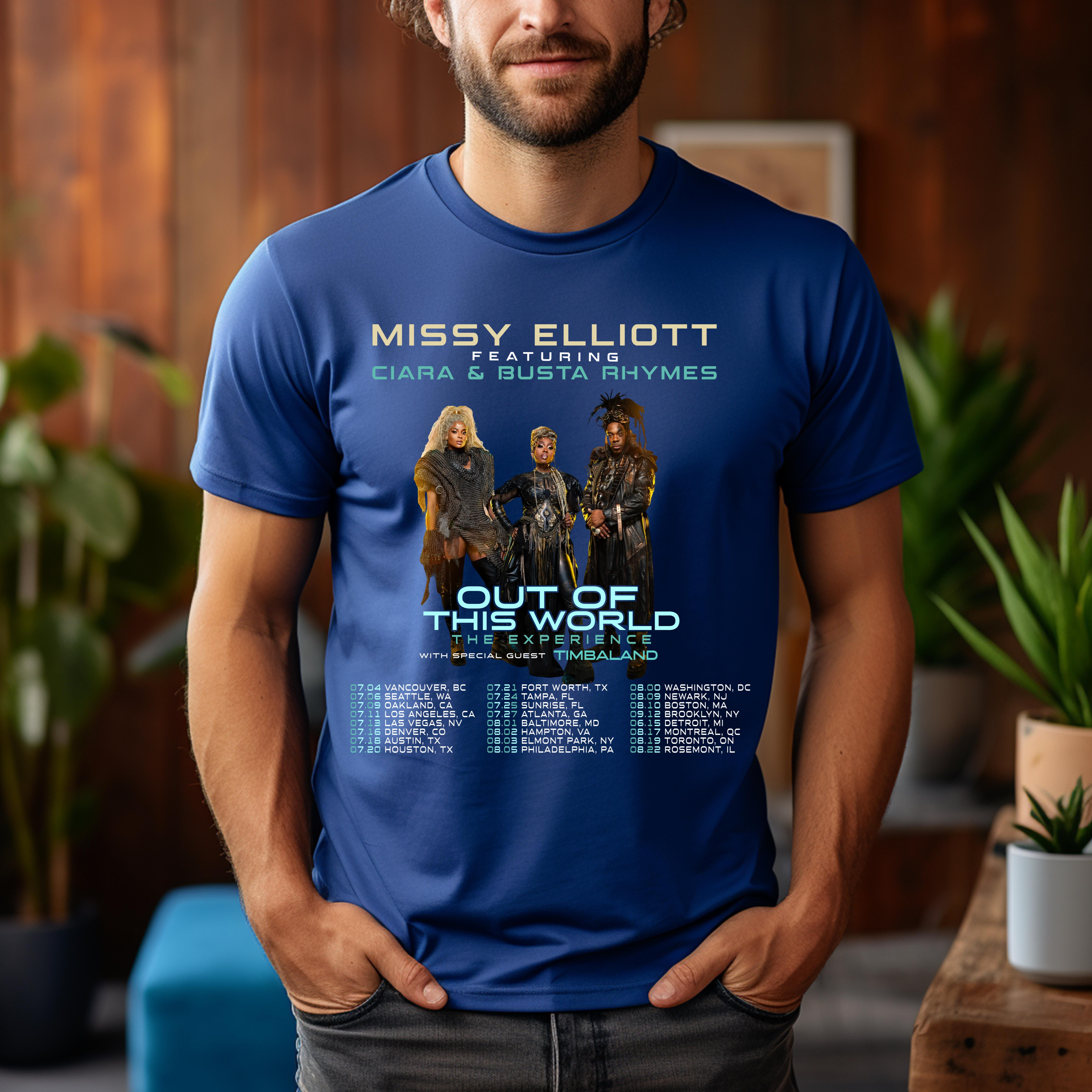 Missy Elliott Out of This World 2025 Tour Unisex TShirt , Missy