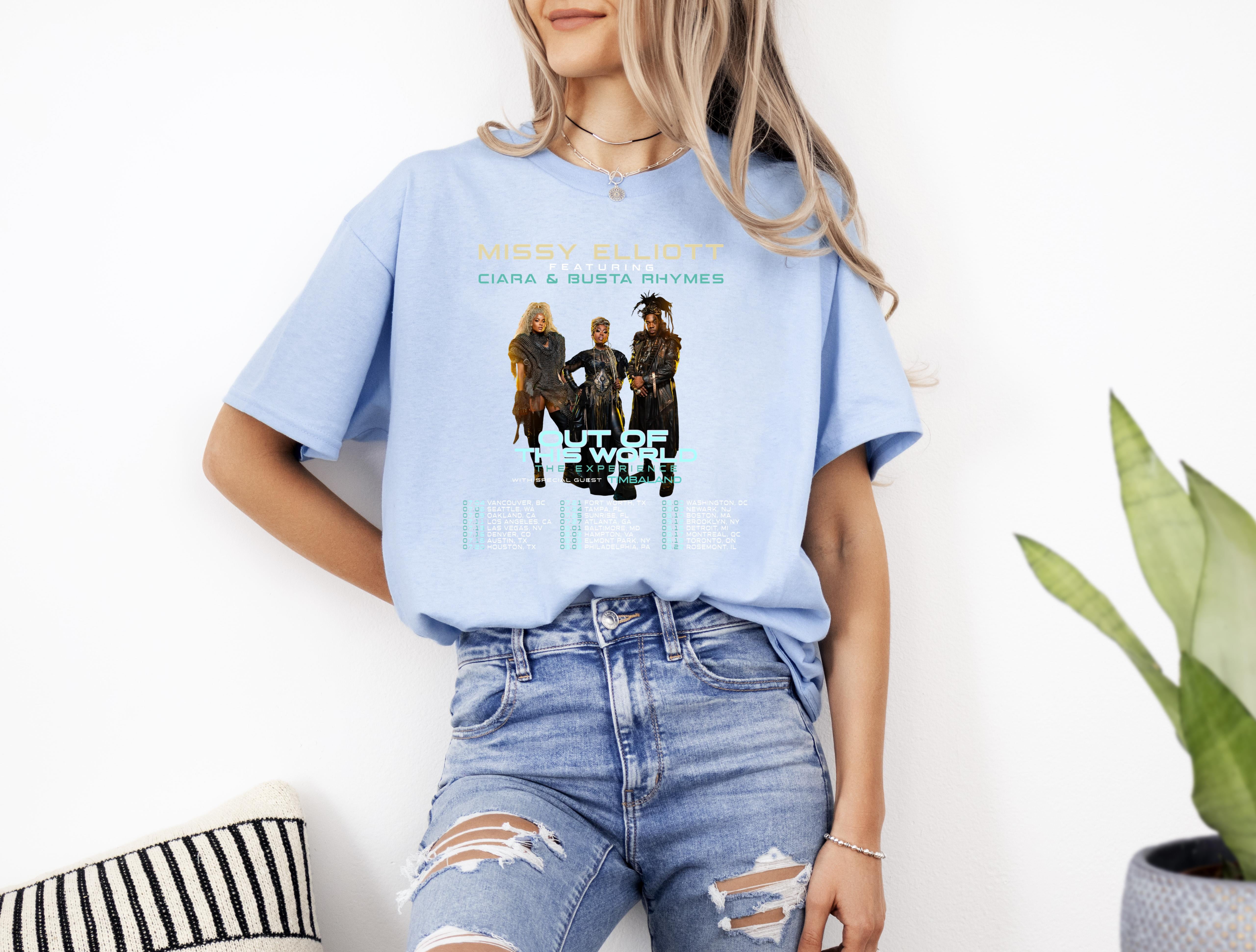 Missy Elliott Out of This World 2025 Tour Unisex TShirt , Missy