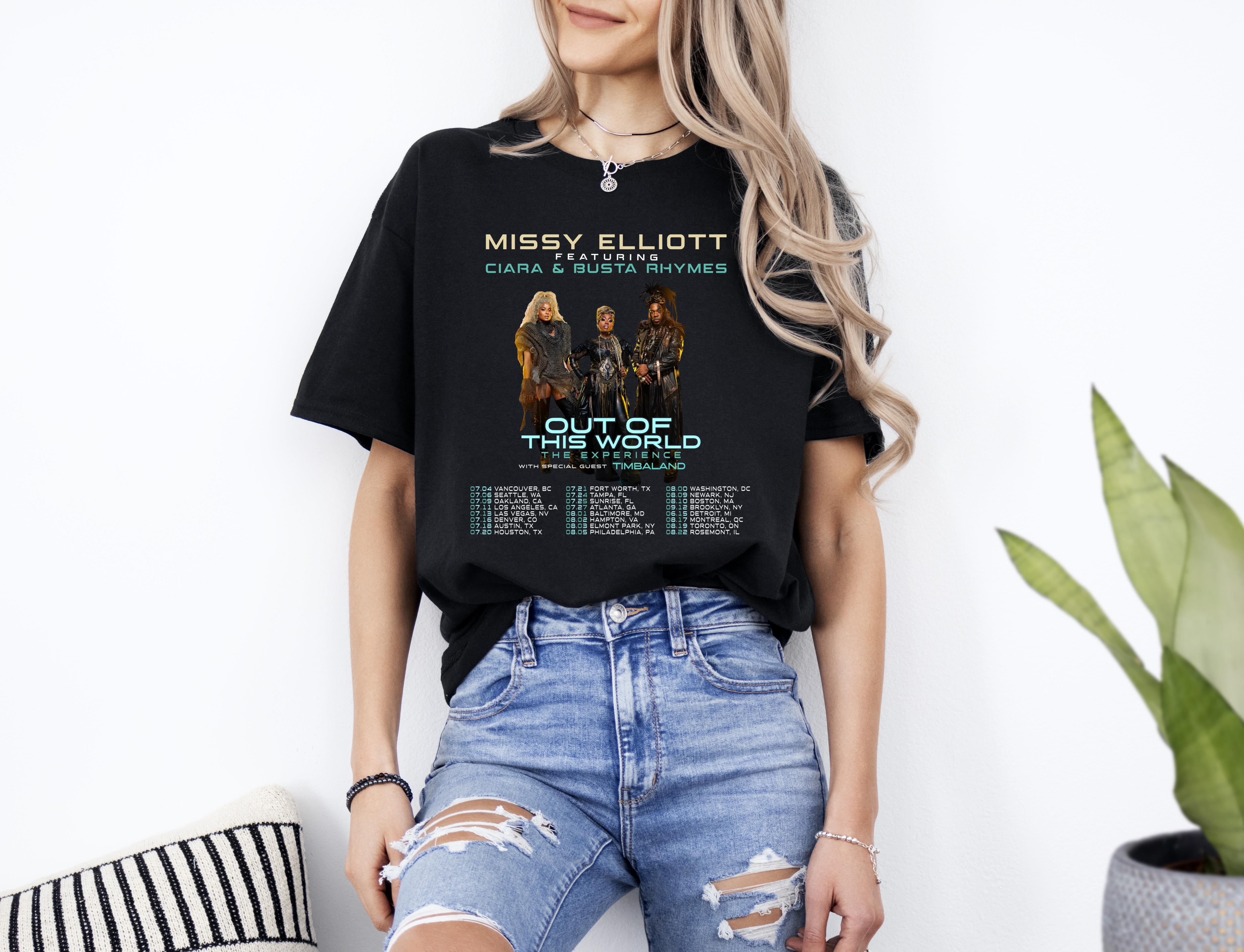 Missy Elliott Out of This World 2025 Tour Unisex TShirt , Missy
