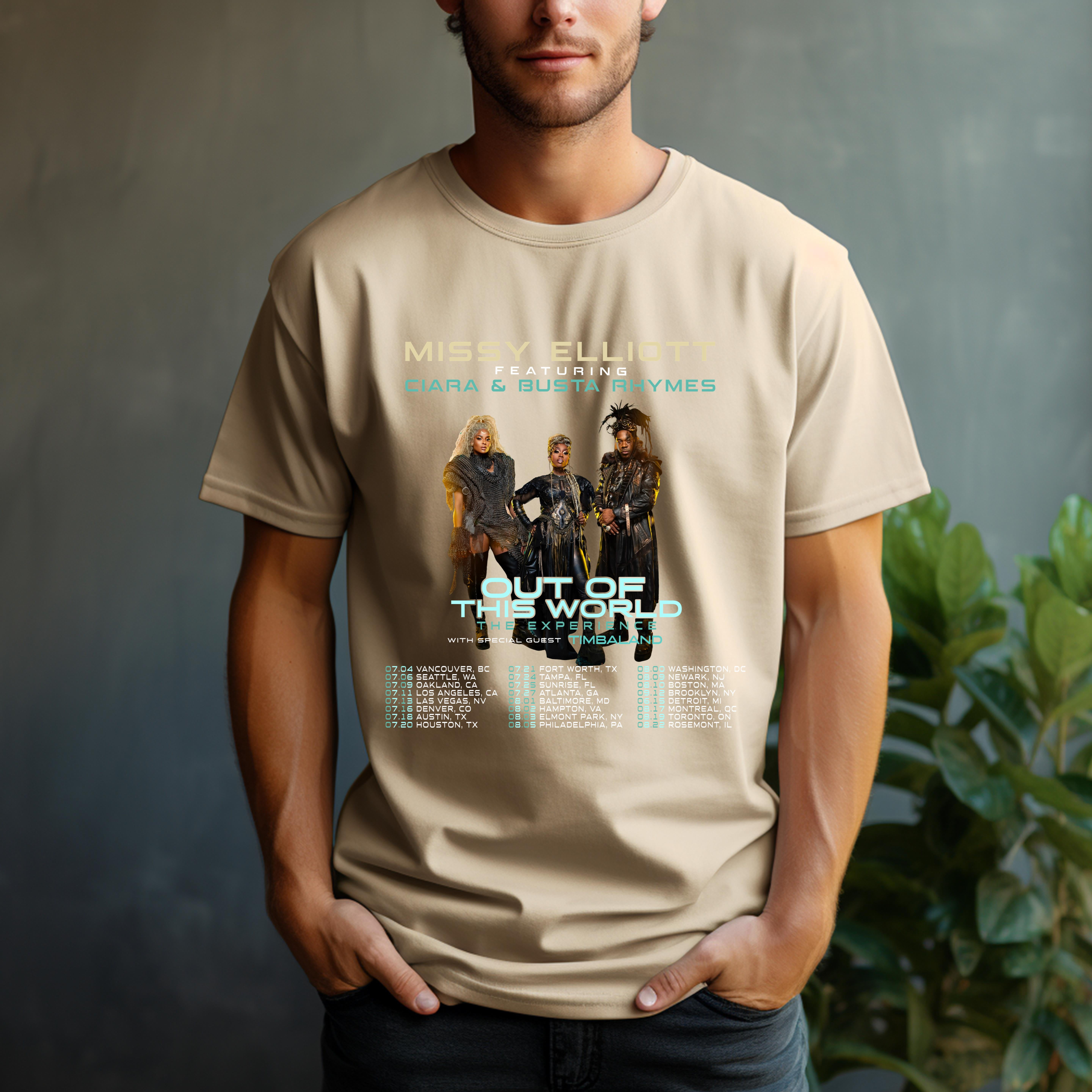 Missy Elliott Out of This World 2025 Tour Unisex TShirt , Missy