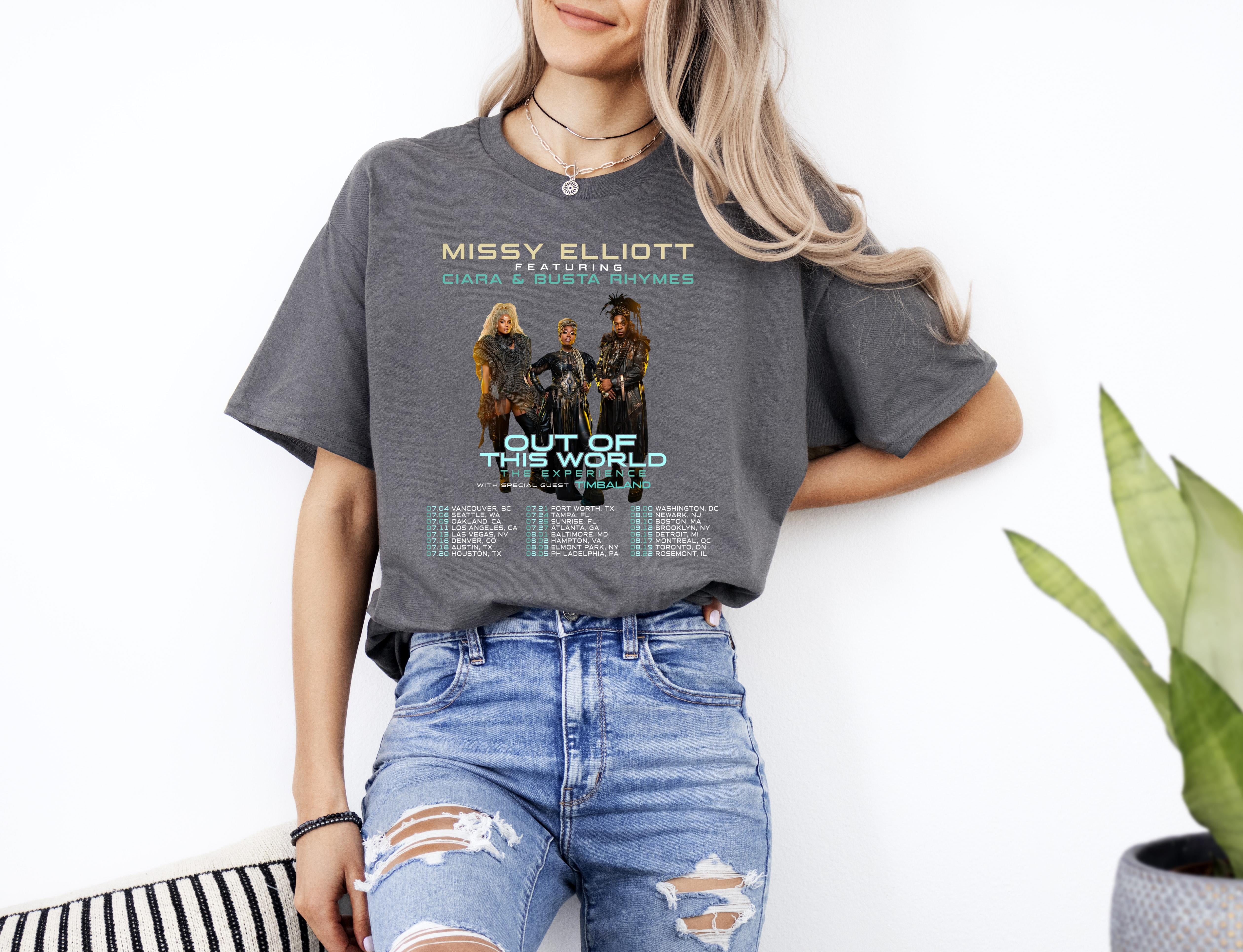 Missy Elliott Out of This World 2025 Tour Unisex TShirt , Missy
