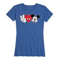 thumbnail image 1 of Disney - Peace Love Mickey - Women's Short Sleeve Graphic T-Shirt, 1 of 5