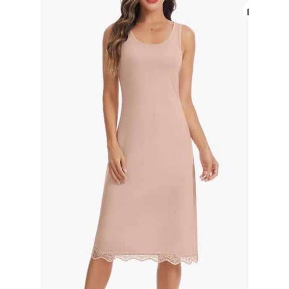 Mist Azur Nightgowns for Women Sexy Sleepwear Lace Chemise Modal Babydoll Lounge Dress 3758
