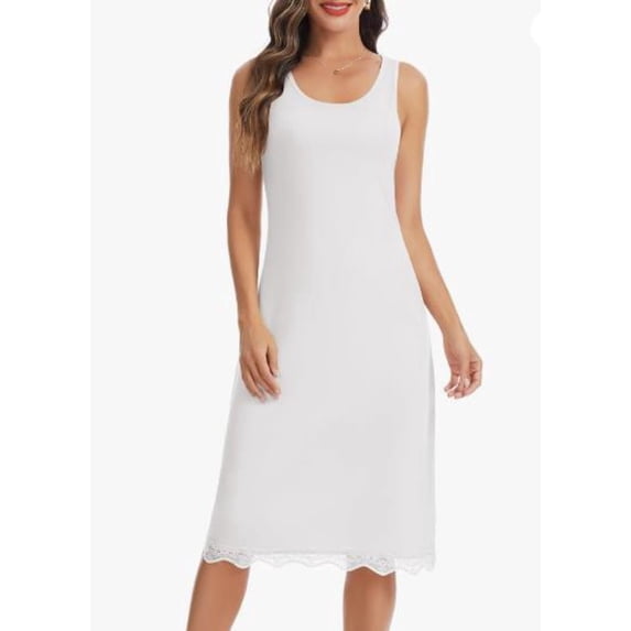 Mist Azur Nightgowns for Women Sexy Sleepwear Lace Chemise Modal Babydoll Lounge Dress 3758