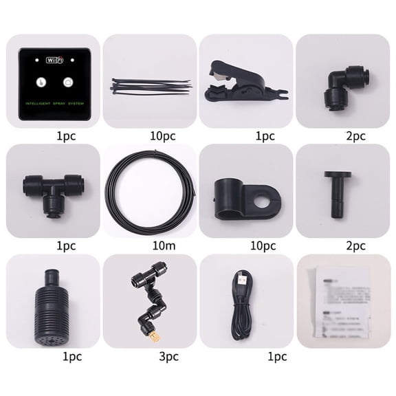 Mist Controller Smart 360 Degree Sprayer For Indoor Rainforest Ecosystems