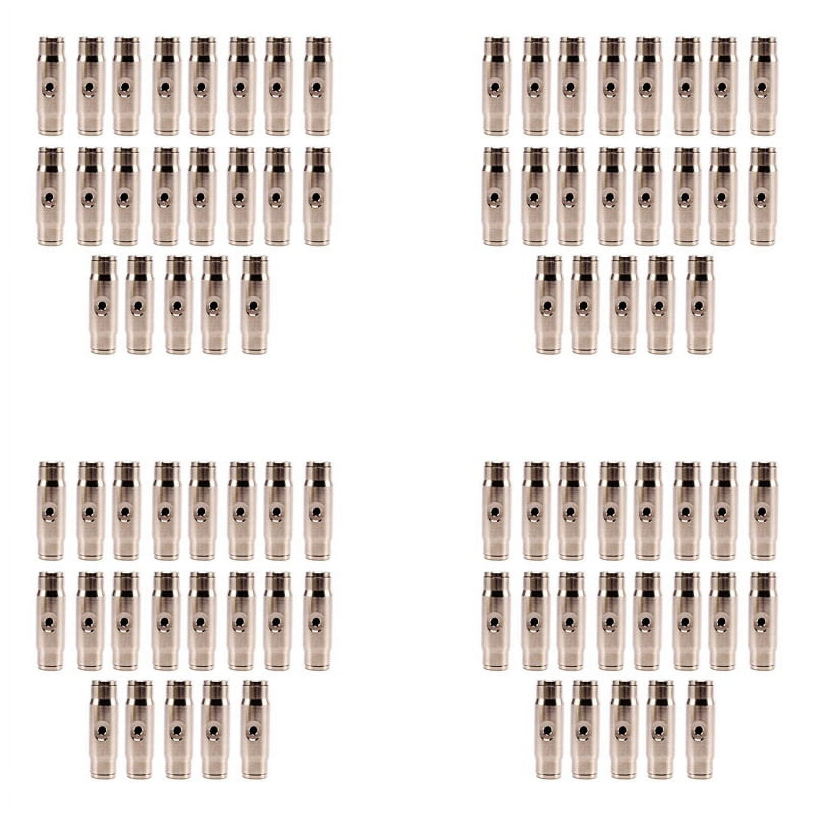 Mist Cooling System Quick Connect Joint 3/16 Inch Mist Nozzle T-Connector (80Pcs)-(Diameter: 3/8 Inch, Single Nozzle)