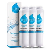 Mist GE MSWF, 101820A, Refrigerator Water Filter Replacement, 3 Pack