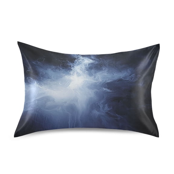 Mist Like Shapes Satin Pillowcase 20''x26'' Double-Sided Print Soft Wrinkle Resistant