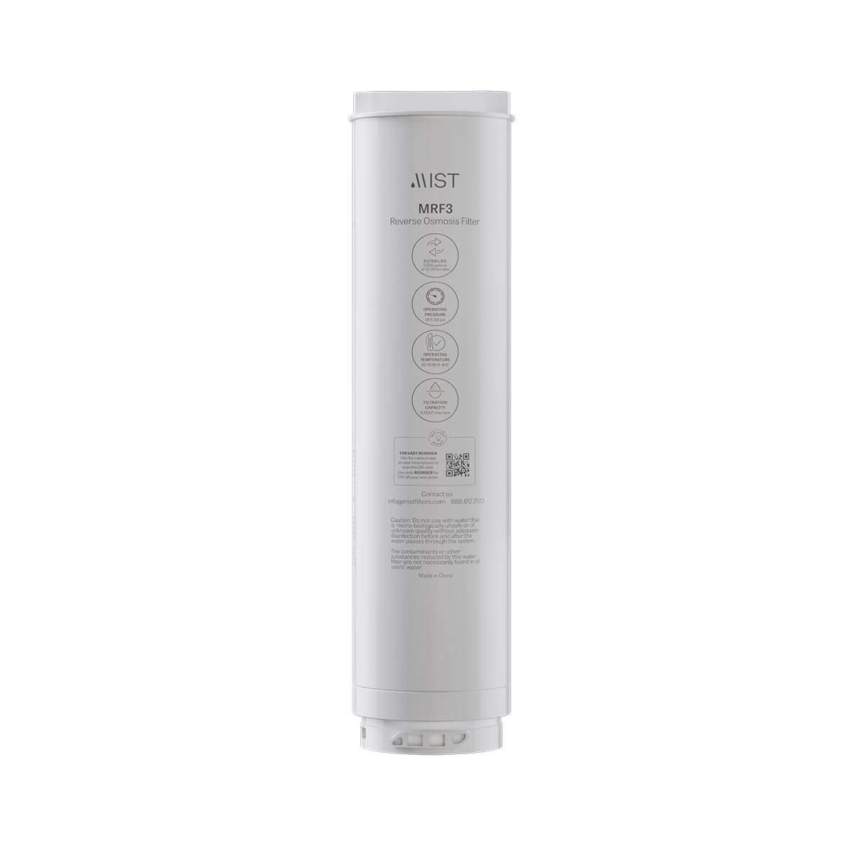 Mist MRF3 Multiple Reverse Osmosis Filter Replacement for Mist MRO003 Tankless Reverse Osmosis System