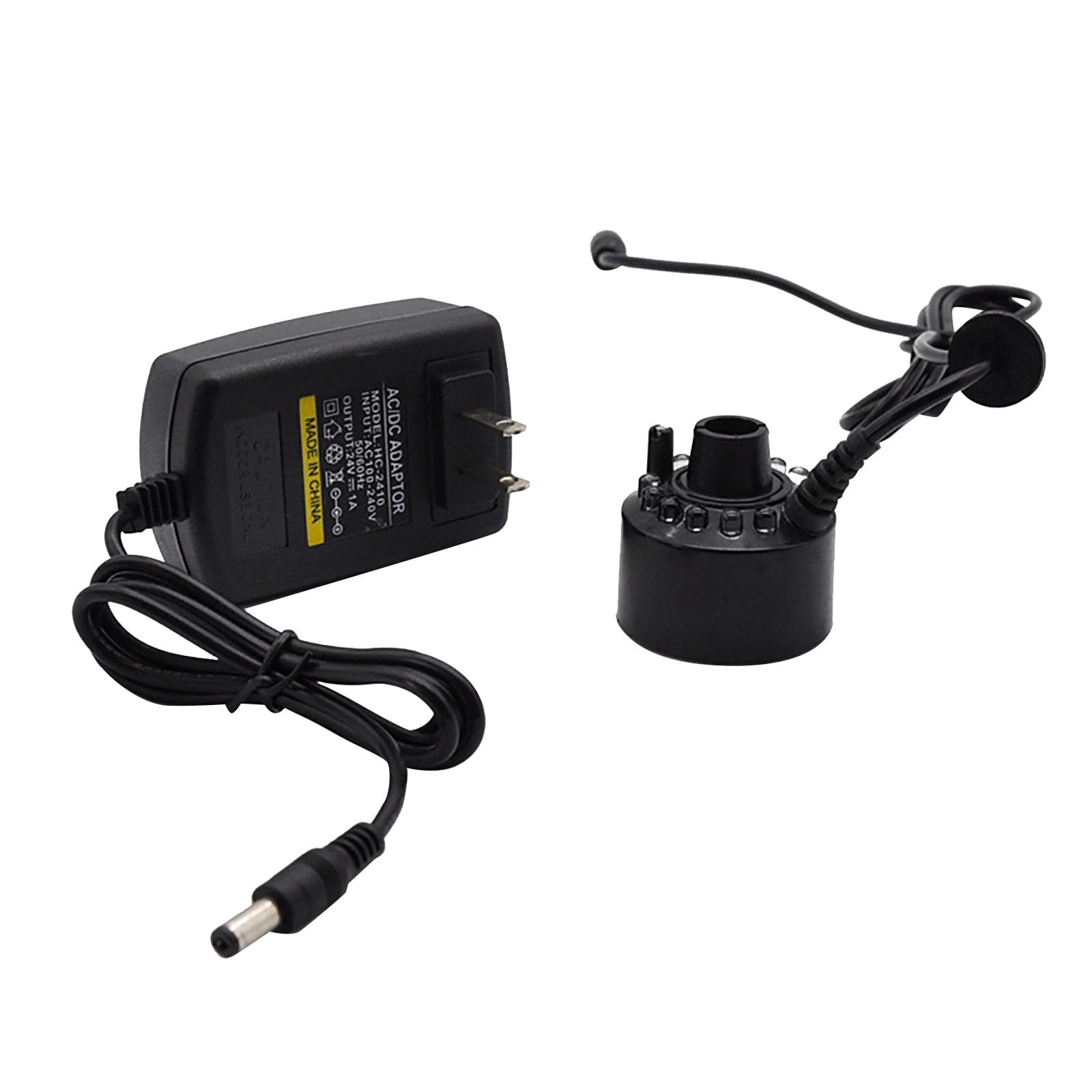 Mist Maker, 12 LED Fogger Water Fountain Pond Fog Machine Atomizer