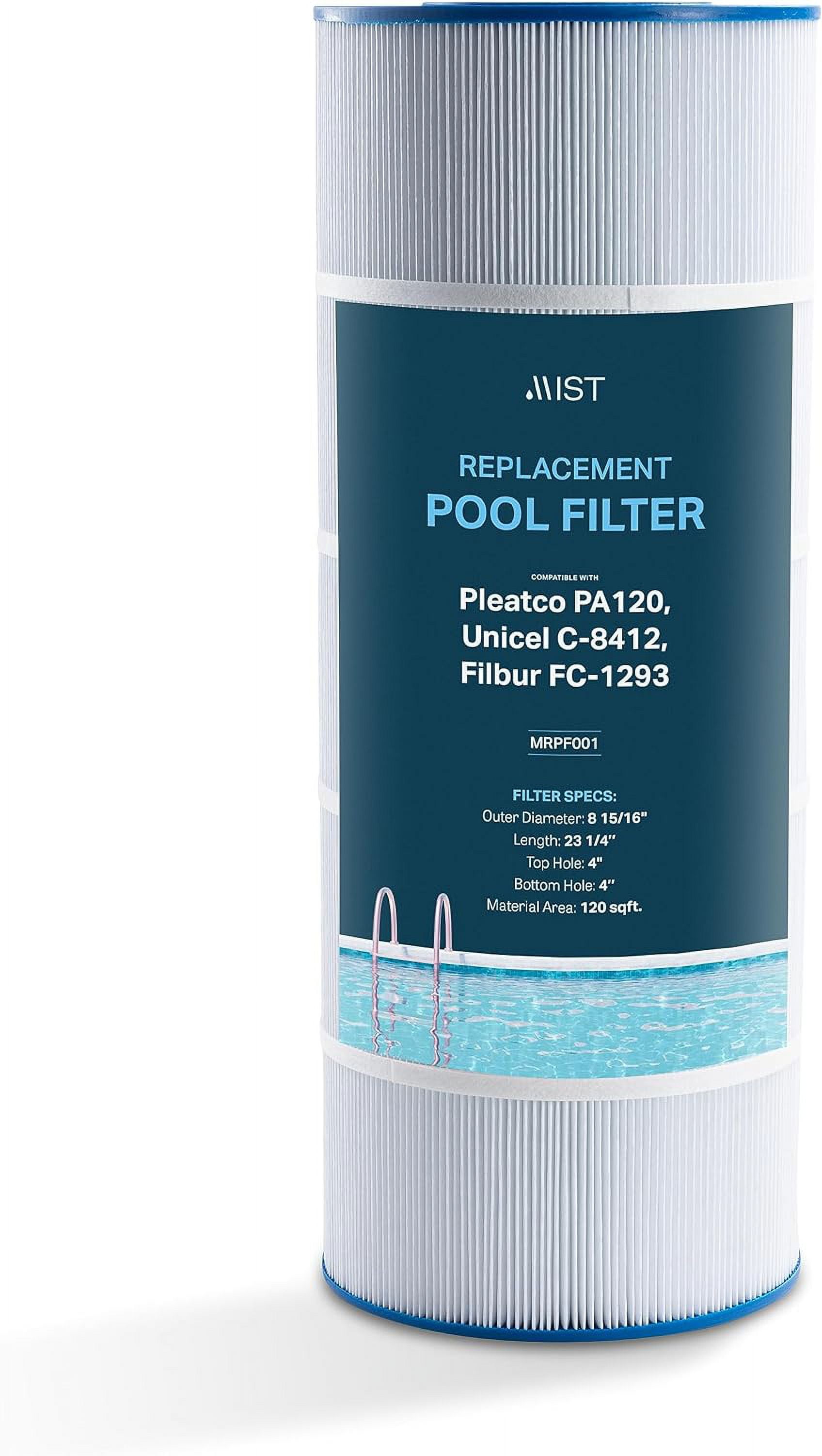 Mist Replacement Pool Filter Cartridge for Hayward C1200, Pleatco PA120