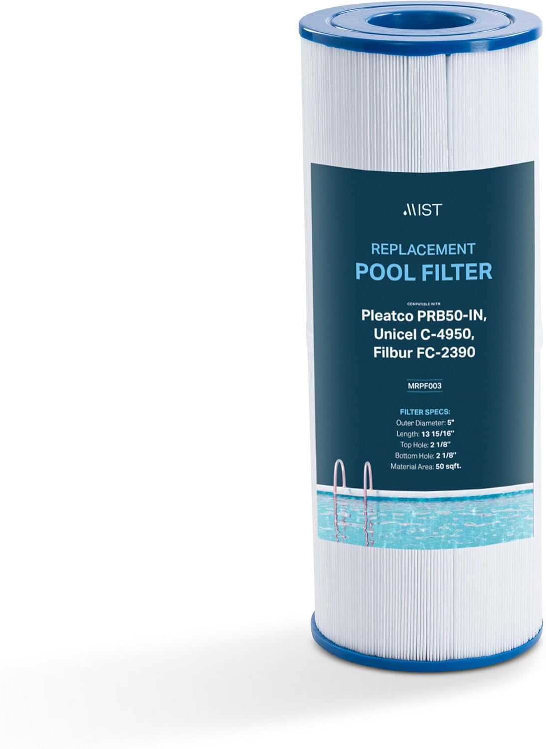 Mist Replacement Pool Filter Cartridge for Unicel C-4950, Pleatco PRB50, FC 2390 & Jacuzzi J210