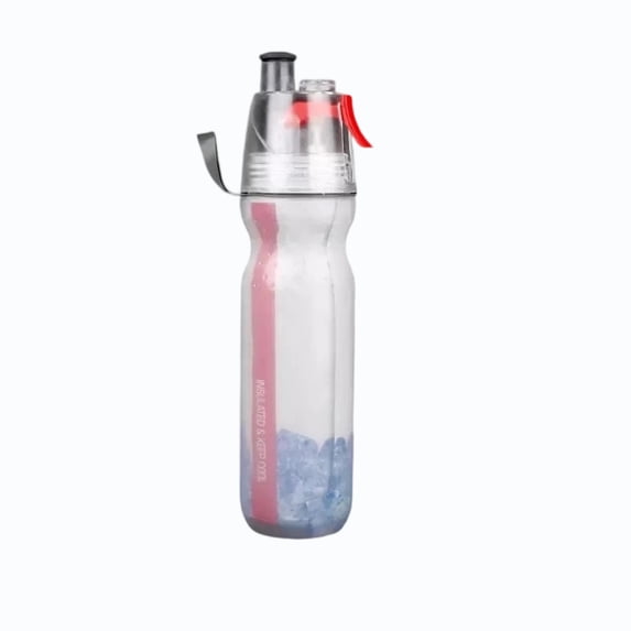 Mist Spray Sports Water Bottle With Handle, Portable Leakproof Hydration Cup, Lightweight Reusable Container For Gym, Outdoor Sports And Daily Drinking In Hot Summer