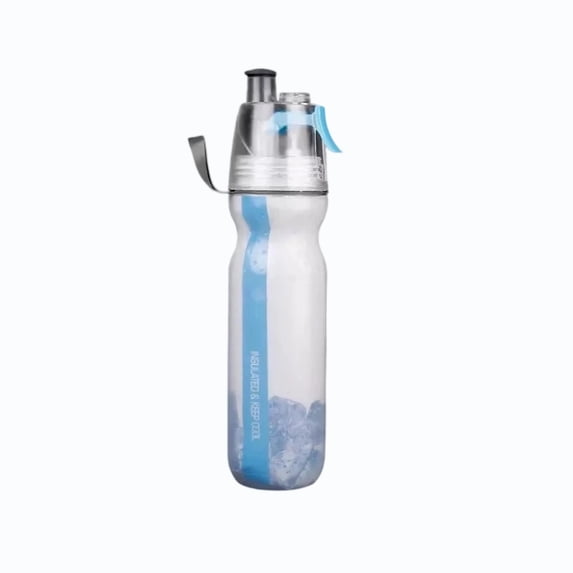 Mist Spray Sports Water Bottle With Handle, Portable Leakproof Hydration Cup, Lightweight Reusable Container For Gym, Outdoor Sports And Daily Drinking In Hot Summer