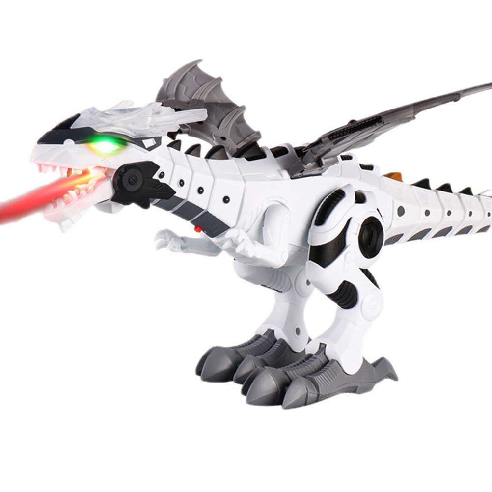 Mist Spraying Robot Dragon Toy Kids Walking Dinosaur Fire Breathing ...