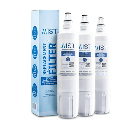 Mist 4204490 Refrigerator Water Filter Replacement Cartridge for Sub-Zero 4204490, Compatible with 4290510, InSinkErator F-1000 F-2000. Sub-Zero Water Filter, 3-Pack