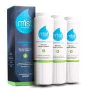 Mist UKF8001 Refrigerator Water Filter Replacement for Maytag, Whirlpool Filter 4 Everydrop EDR4RXD1, 4396395, Kenmore 46-9005, RWF0900A Refrigerator Water Filter, 3-Pack