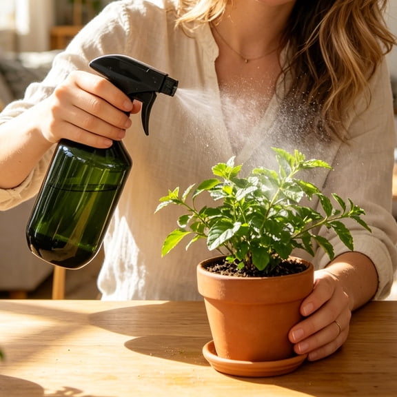 MistPro Plastic Spray Bottle Fine Mist 400ml Refillable Leak Proof Multi Purpose Cleaning Garden Hair