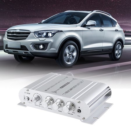Mistaha Mini Digital Hi-Fi Power Amplifier 2.1CH Subwoofer Stereo Audio Player Car Motorcycle Home Power Amplifier