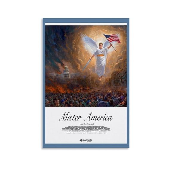 Mister America Propaganda Posters Coffee Decor Wall Art Canvas Painting Film Festival