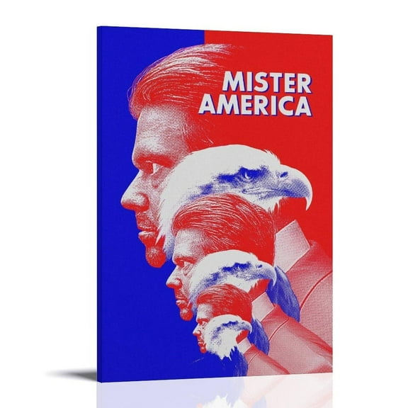 Mister America Propaganda Posters Indie Room Decor Wall Art Canvas Painting Film Festival