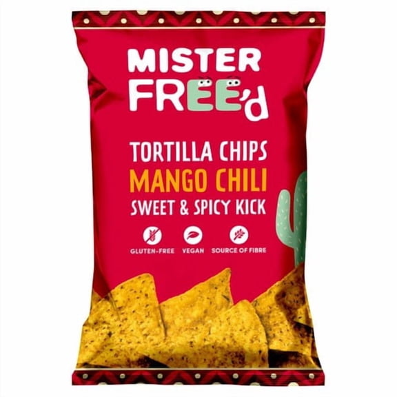 Mister Free'd Tortilla Chips with Mango Chili 135g, British Import (Pack of 3)