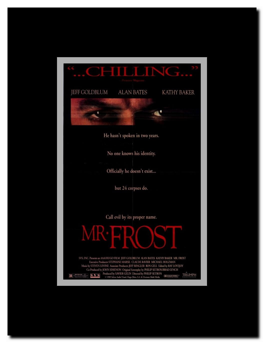 Mister Frost Framed Movie Poster