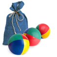 thumbnail image 1 of Mister M Juggling Balls Plus an Online Video in a Burlap Bag The Ultimate Juggling, 1 of 9