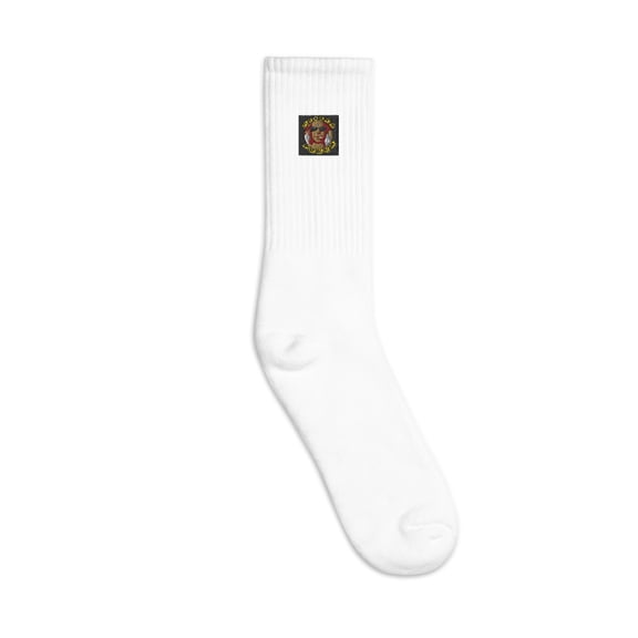 Mister Pouch socks (White, S/M)