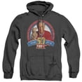 thumbnail image 1 of Mister Rogers 50Th Anniversary Design Adult Heather Hoodie Sweatshirt Black, 1 of 1
