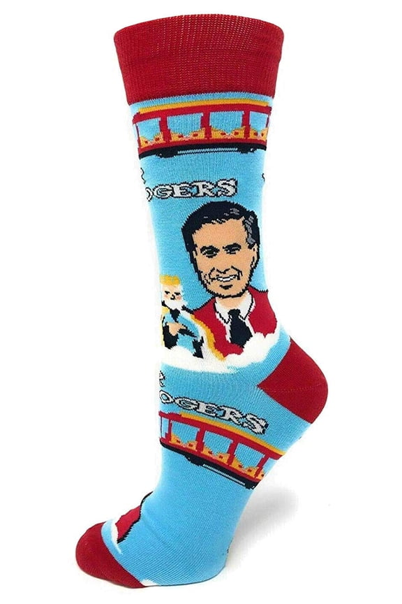 Mister Rogers Neighborhood Good Day Men's Crew Socks | One Size