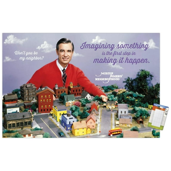 Mister Rogers - Neighborhood Wall Poster, 22.375" x 34"