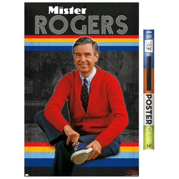 Mister Rogers - Retro Wall Poster, 22.375" x 34"
