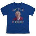 thumbnail image 1 of Mister Rogers Wont You Youth 18/1 T-Shirt Royal Blue, 1 of 1