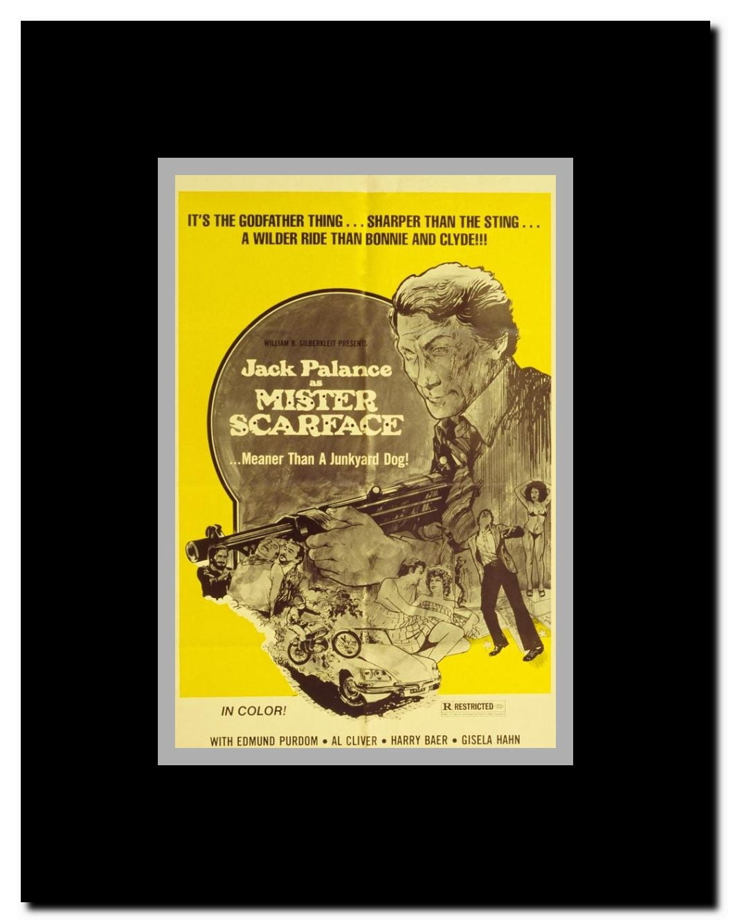 Mister Scarface Framed Movie Poster