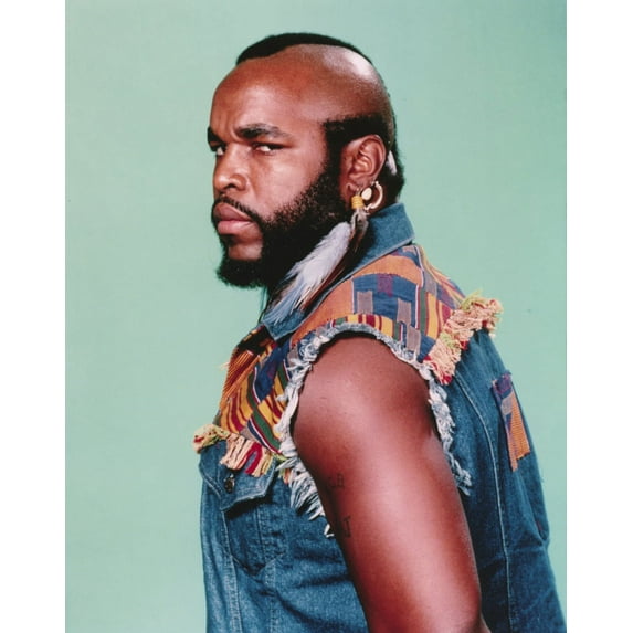 Mister T Side View Serious Pose Portrait Photo Print (24 x 30)