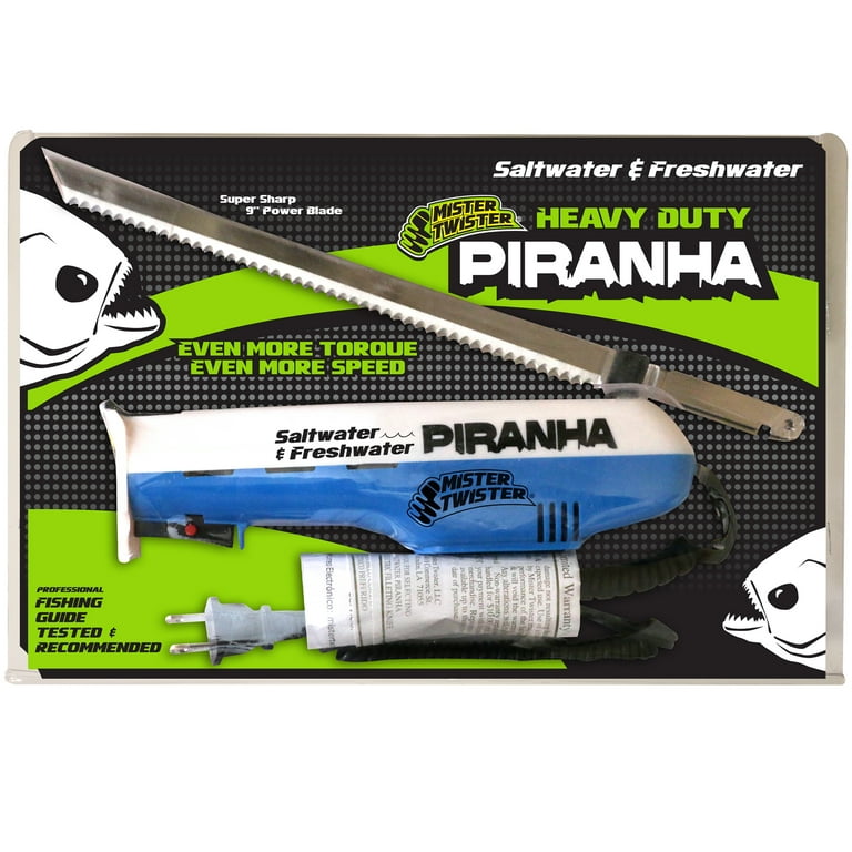 Mister Twister Piranha Electric Fillet Knife – Saltwater and