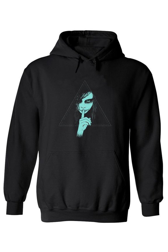 Misterious Girl Hoodie Men -Image by Shutterstock, Male Large