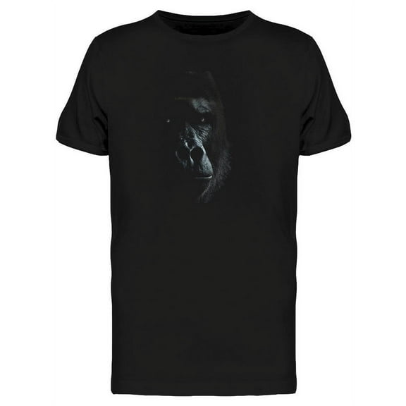 Misterious Gorilla In Darkness T-Shirt Men -Image by Shutterstock, Male Small