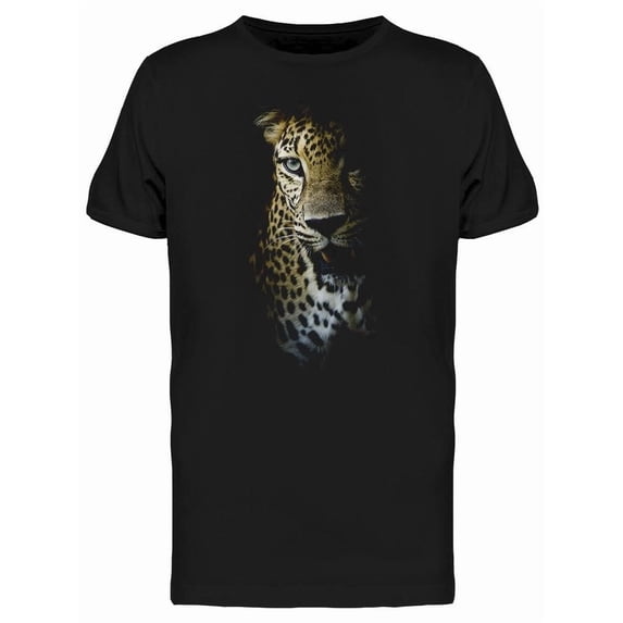 Misterious Leopard In The Dark Tee Men's -Image by Shutterstock